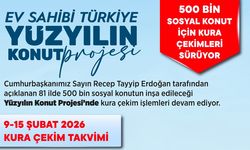 Bakan Kurum, TOKİ 500 bin konut projesi için 9-15 Şubat kura takvimini açıkladı