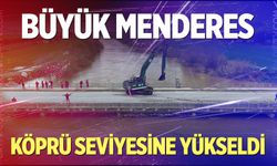 Büyük Menderes nehri, köprü seviyesine yükseldi