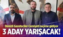 Denizli Gazeteciler Cemiyeti seçime gidiyor! 3 aday yarışacak…