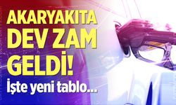 Akaryakıta dev zam geldi! İşte yeni tablo...
