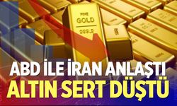ABD ile İran anlaştı, altın sert düştü