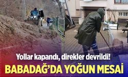 Babadağ’da yağış sonrası hızlı müdahale