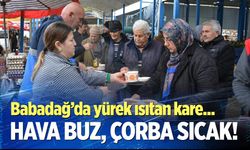 Babadağ’da soğukta sıcacık buluşma