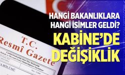 Kabine'de değişiklik