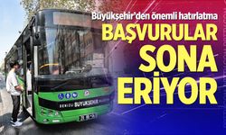 Ulaşım desteği başvuruları sona eriyor
