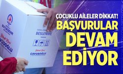 Beslenme desteği başvuruları devam ediyor