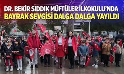Dr. Bekir Sıddık Müftüler İlkokulu’nda bayrak sevgisi dalga dalga yayıldı