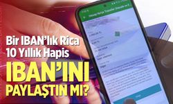 Bir IBAN’lık Rica, 10 Yıllık Hapis