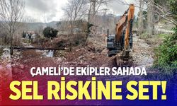 Çameli’de dere yatakları genişletiliyor