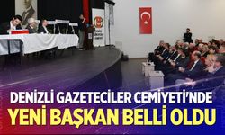 Denizli Gazeteciler Cemiyeti'nde yeni başkan belli oldu