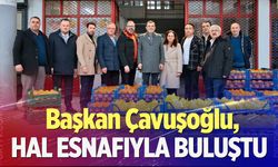 Başkan Çavuşoğlu’ndan hal esnafına ziyaret