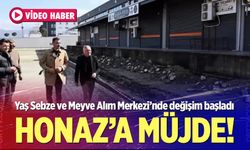 Honaz’da Yaş Sebze ve Meyve Alım Merkezi’nde değişim başladı