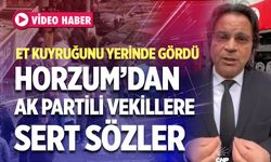 Horzum, Et ve Süt Kurumu’nun önünde iktidara yüklendi