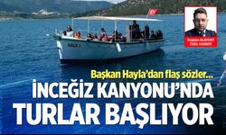 İnceğiz Kanyonu’nda tekne turları başlıyor… İşte detaylar!