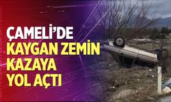 Çameli'de korkutan kaza