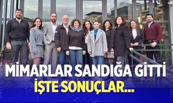 Mimarlar sandığa gitti; İşte sonuçlar...