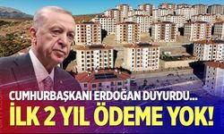 Cumhurbaşkanı Erdoğan: Depremzedelere ev faizsiz olacak