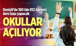 Okullar yarın açılıyor