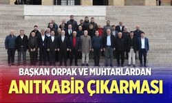 Başkan Orpak ve muhtarlardan Anıtkabir çıkarması
