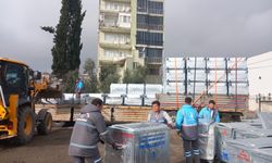 Pamukkale’ye yeni konteynerler ulaştı