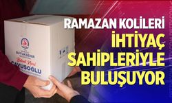 Denizli’de Ramazan kolileri ihtiyaç sahipleriyle buluşuyor