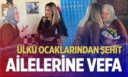 Ülkü Ocakları’ndan şehit ailelerine vefa