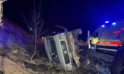 İşçi servisi  devrildi: 17 yaralı