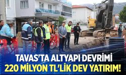 Tavas’ta altyapı hızla yenileniyor! Yatırımları yerinde incelediler