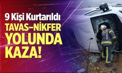 Tavas–Nikfer yolunda kaza!