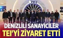 Denizlili sanayiciler TEI'yi ziyaret etti