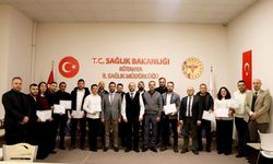 11 sağlık personeline başarı belgesi