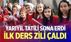 İkinci dönemin ilk ders zili çaldı