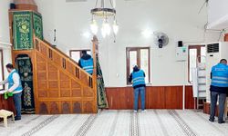 Yükümlülerden camilere 'Ramazan' bakımı