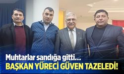 Başkan Yüreci güven tazeledi!