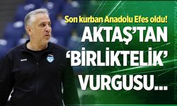 Zafer Aktaş: “Bu başarı bir ekip işi…”