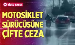 Trafiği tehlikeye düşüren sürücüye çifte ceza