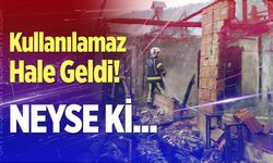Denizli Kale’de ev yangını!