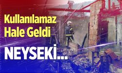 Denizli Kale’de ev yangını!