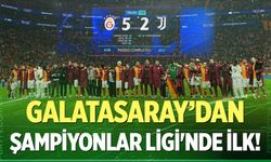 Galatasaray'dan, UEFA Şampiyonlar Ligi'nde ilk!