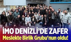İMO Denizli'de seçim zaferi, Meslekte Birlik Grubu'nun oldu...