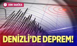 Son dakika! Denizli'de hissedilen bir deprem oldu...