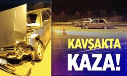 Denizli Buldan’da kavşakta kaza!