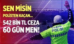 Denizli Buldan'da polisin "dur" ihtarını uymayan ehliyetsiz sürücüye rekor ceza!