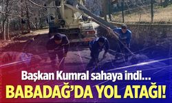 Babadağ’da yollar yenileniyor…