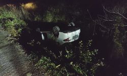 Otomobil kanala uçtu, sürücüsü kayıplara karıştı