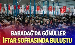 Babadağ'da gönüller iftar sofrasında birleşti