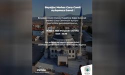 Beyağaç Merkez Çarşı Cami ibadete açılıyor