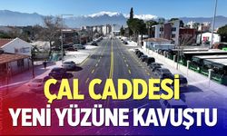 Çal Caddesi yenilenen yüzüyle ulaşıma açıldı