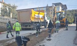 Tavas’ta yol ve altyapı çalışmaları sürüyor