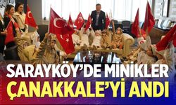 Sarayköy'de minikler Çanakkale'yi andı